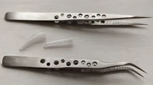 Hand-Tools-Sets Forceps Industrial-Tweezers Phone-Repair Anti-Static Curved Stainless