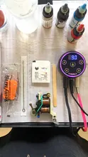 Fuente de alimentación de tatuaje Digital profesional, Mini AURORA II, LCD, suministros para máquina de tatuaje
