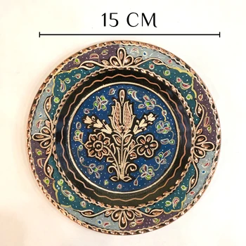 

Wall Decor Frame Plate Handcrafted Gift Handmade Gift Copper Ottoman Style Traditional Copper Plate Frame