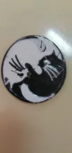 And Badges Alphabet Patches Clothing Stickers Embroidery Letters Appliques Iron-On White