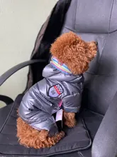 Ropa de invierno para perros pequeños, abrigo cálido para cachorros, chaqueta impermeable con capucha, monos para Chihuahua y Yorkie