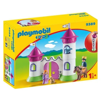 

Playset Castle With Stackable Tower 1.2.3 Playmobil 9389