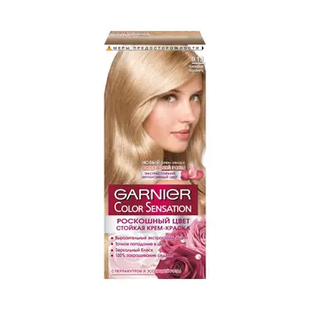 

Cream paint Garnier color sensation resistant for hair 9.13 cream Mother of Pearl