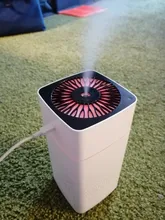 Diffuser Mist-Maker Air-Humidifier Ultrasonic Mute Mini 1000ML Cool 7-Color Night-Light