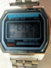 Reloj Digital de lujo para Hombre, pulsera de eslabones de acero inoxidable, de negocios, electrónico, a la moda