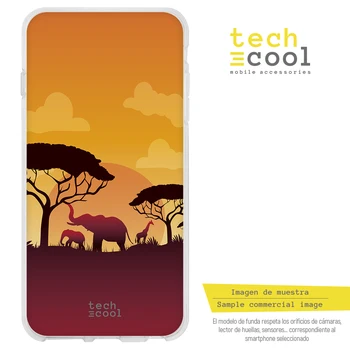 

FunnyTech®Stand case for Xiaomi Silicone Mi5S Plus design Africa sunset