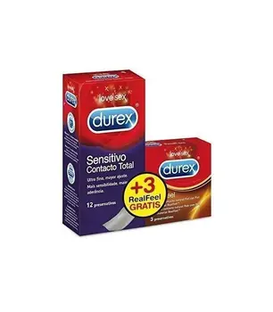 

Durex sensitive Total contact + Real Durex Feel