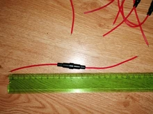 Glass-Tube Fuse-Holder 5x20mm-Fuse Screw-Type Quick-Blow 250V 10PCS with 22-Awg-Wire