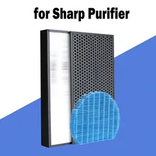 

For Sharp Air Purifier KC-D40E-W KC-D50 KC-D40E Replacement Hepa Filter Actived Carbon Filter 40*22cm Air Humidifier Parts