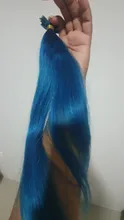 Surtido parcial de proveedor de fondo grueso 35cm-55cm 1g 25 hilos 50 hilos máquina humano Remy cabello de fusión con punta plana, de queratina extensiones de cabello para salón