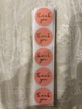 Papel de etiqueta bonito rosa/cada pegatina sellada, paquete de decoración de regalo de Navidad