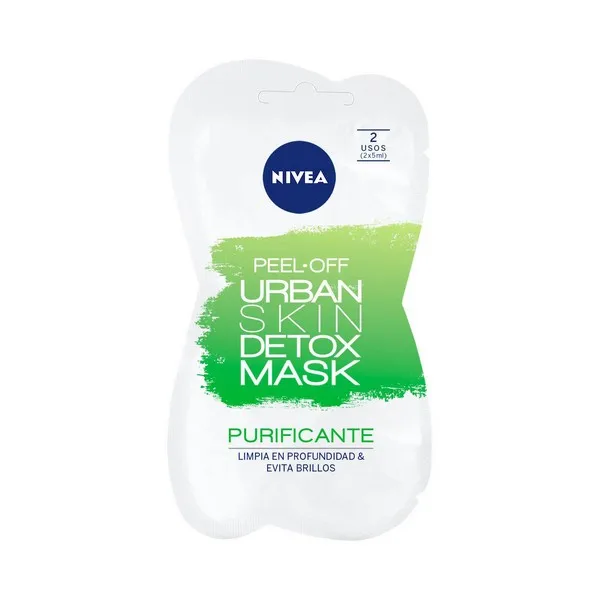 Маска для лица шелушить городской кожи Детокс Nivea(5 мл х 2