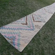 Винтажный богемный шикарный Племенной ковер ручной работы 2'11'' X 28'11''