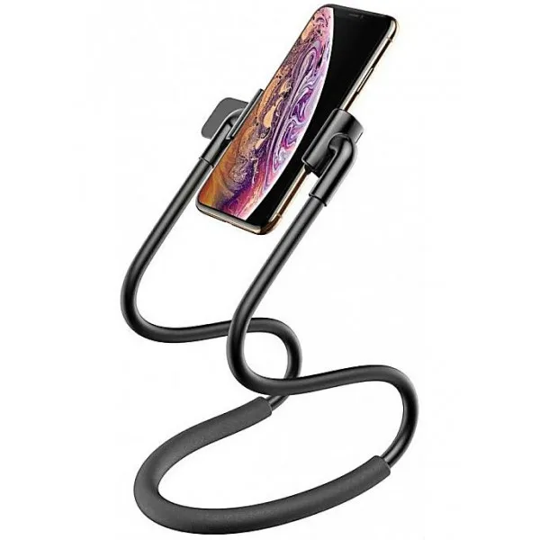 Держатель Baseus New Neck-Mounted Lazy Bracket SUJG-ALR01(Черный