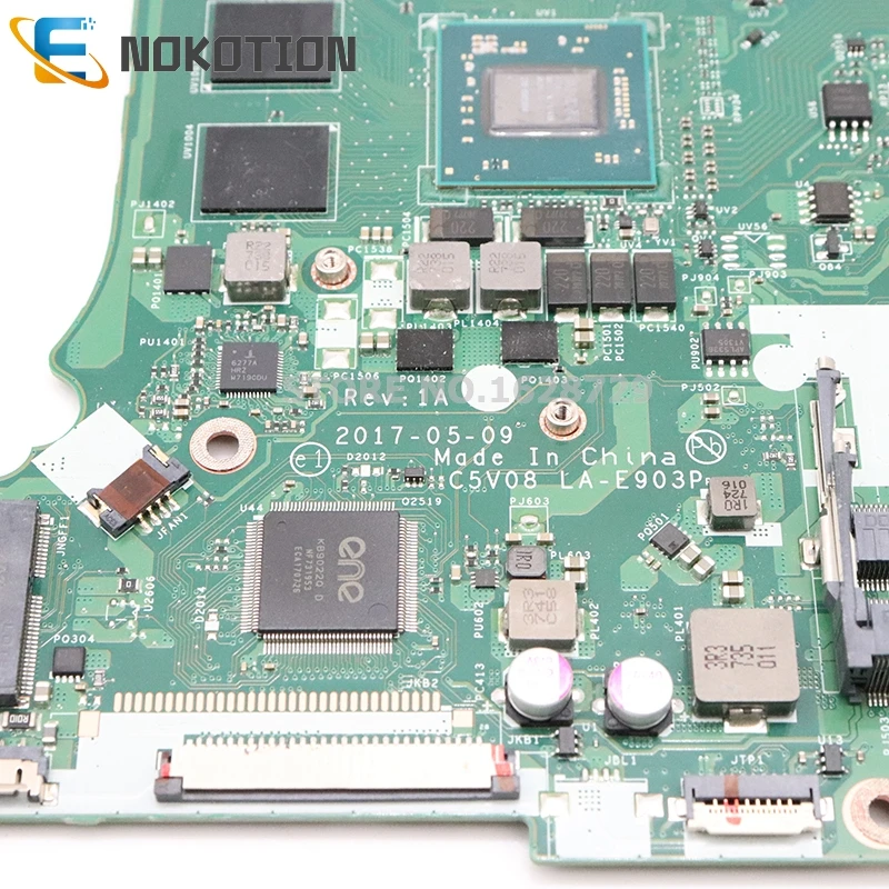 wonderful  NOKOTION For Acer Nitro 5 AN515 AN515-41 Laptop motherboard FX-9830P CPU RX-550 GPU NBQ2U11001 NB.Q