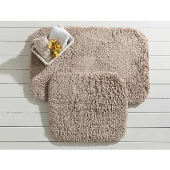 

Madame Coco Sheep 2'li Bath Mat-Earth
