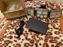 Solar-Lights Wide-Lighting IP65 Outdoor Waterproof 20w 120led with Adjustable-Head Angle