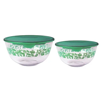 

Set of lunch boxes Pyrex C&F (2 pcs) Transparent Borosilicate Glass