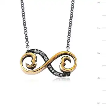 

KUTAYDAN 925 Sterling Silver Authentic Infinity Ladies Necklace