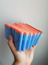 Dardos de repuesto para pistola de juguete para niños, 100 Uds., cabeza dura sólida de 7,2 cm, balas de juguete para pistolas de juguete, regalo de Navidad para chico