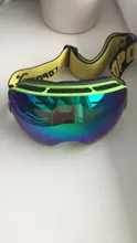 COPOZZ-Gafas de esquí para hombre y mujer, lentes de Snowboard para esquiar, protección UV400, antiniebla