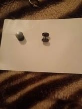 Piercing de círculo redondo para hombres y niñas, pendiente Punk, 4mm/6mm/8mm/10mm, 1 ud.