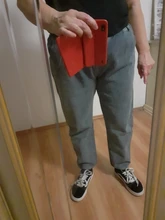 Pantalones vaqueros de estilo Boyfriend para mujer, pantalón de cintura alta, suavizante de talla grande, pantalones bombachos vaqueros de longitud completa, Retro Azul, gris, 4xl, 5xl