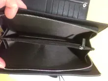 Bolso de mano para Hombre, Billetera larga, tarjetero, de cuero