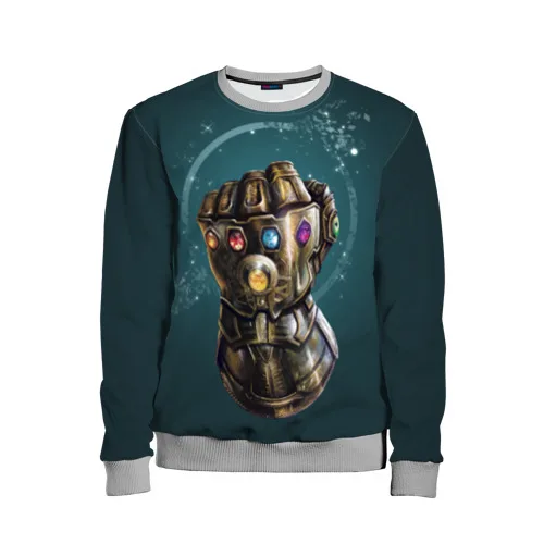 3 Детский свитшот 3D «Infinity Gauntlet» для мальчиков и девочек, Комфортная толстовка с рисунком, Свитшот - Цвет: 3