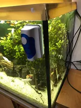 Magnetic Aquarium Fish Tank Algae Glass Cleaner Scraper Floating Clean Brush