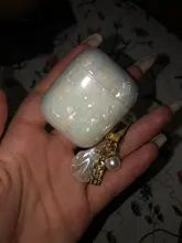 Glossy-Case Earphone-Accessories Pearl-Shell Apple Airpods Bluetooth Luxury 1-2-3-Case