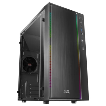 

Mars Gaming MCM, computer box PC Gaming MicroATX, compact box, Gaming box ARGB modes, fan 8 cm, white or black