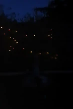 Fairy-Lights Peach-Flower Led-String Christmas-Decor Solar-Lamp Garden Outdoor 5m 22m