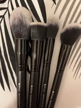 DUcare-Juego de brochas de maquillaje, 8-27 Uds., negro, profesional, pelo Natural, base en polvo, colorete, sombra de ojos