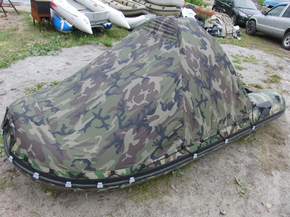 Тент 3Д на лодку Sport/Huntingline 360-390 (Хаки) | Автомобили и мотоциклы