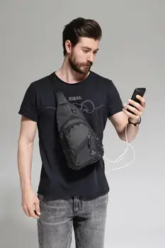 

Smart Bag Usb Cross Chest Bag men women unisex handy practical fashion trend high quality practical