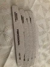 5 unids/lote profesional de uñas limas para manicura pulido curva manicura herramientas 100/180 tampón de uñas herramienta de diagnóstico