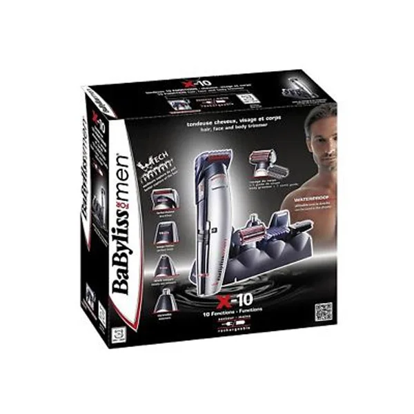Электробритва X 10 E837e Babyliss по низким ценам серебристый|Бритва| |