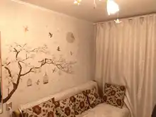Flower Wall-Stickers Birds Rooms-Decoration Tree Bedroom Vinyl Living-Room DIY Big-Size