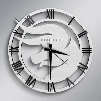 

Personalized Taurus Zodiac Design Wooden Wall Clock-Model A4