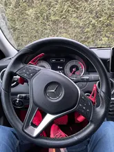 Paleta de extensión de cambios para volante de coche Mercedes Benz, etiqueta de goma DSG para modelos AMG, A45, C63, CLA45 y para GLA, CLS, GLS, W205 y W213