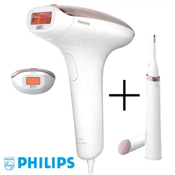 

Philips BRI921 / 00 Lumea Advanced IPL Hair Removal Tool - with Satin Compact Pencil Trimmer Gift. Hair laser epilator remover