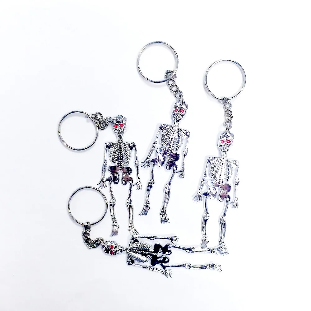 silver skeleton with keychain - 3g