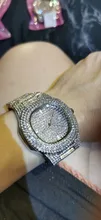 Reloj de moda con diamantes de acero para hombre, cronógrafo de Hip Hop, de lujo, dorado, masculino, 2021