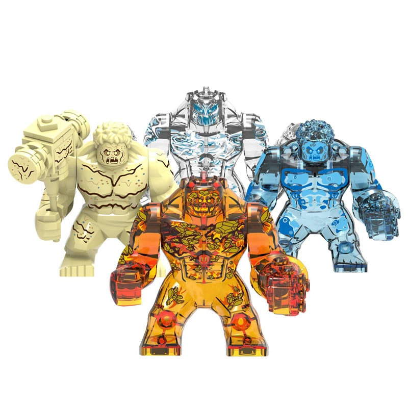 

1255 Water element FireElemental EarthElemental Wind Element Building Blocks Bricks Boy Toys