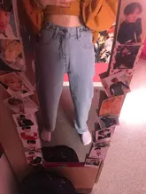 Pantalones vaqueros de cintura alta para mujer, ropa vaquera de pierna ancha, Jeans azules, calidad Vintage, Pantalones rectos de moda, además de terciopelo grueso, 2020
