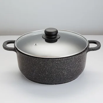 

Pan Ø 26 cm 5L fun рк-5001а/2 "marble" with glass cover (Pan/cauldrons/sets)