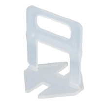2000 pcs Plastic Ceramic Tile Leveling System Clips Tile Spacers For Flooring Wall Tile Spacer Leveler Locator Plie Tiling Tool