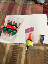 Flotador de deslizamiento de pesca, 5 unids/lote, 15g, 5g, Balsa, de madera, 5 colores