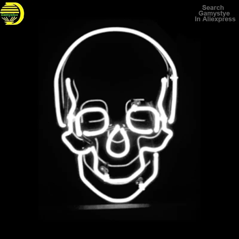 Punisher Skull 3D Carved Neon Sign Beer Bar Gift 14"x10" Light Lamp Artwork 